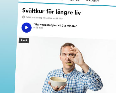 Sveriges Radio hyllar fastehärmande kost